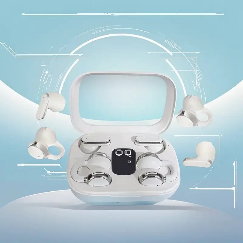 Set de Audífonos Inalámbricos TWS para Pareja, Auriculares de Doble Par con Estilo Moderno, Sonido HD, Cancelación de Ruido ENC, Ideales para Gaming y Música