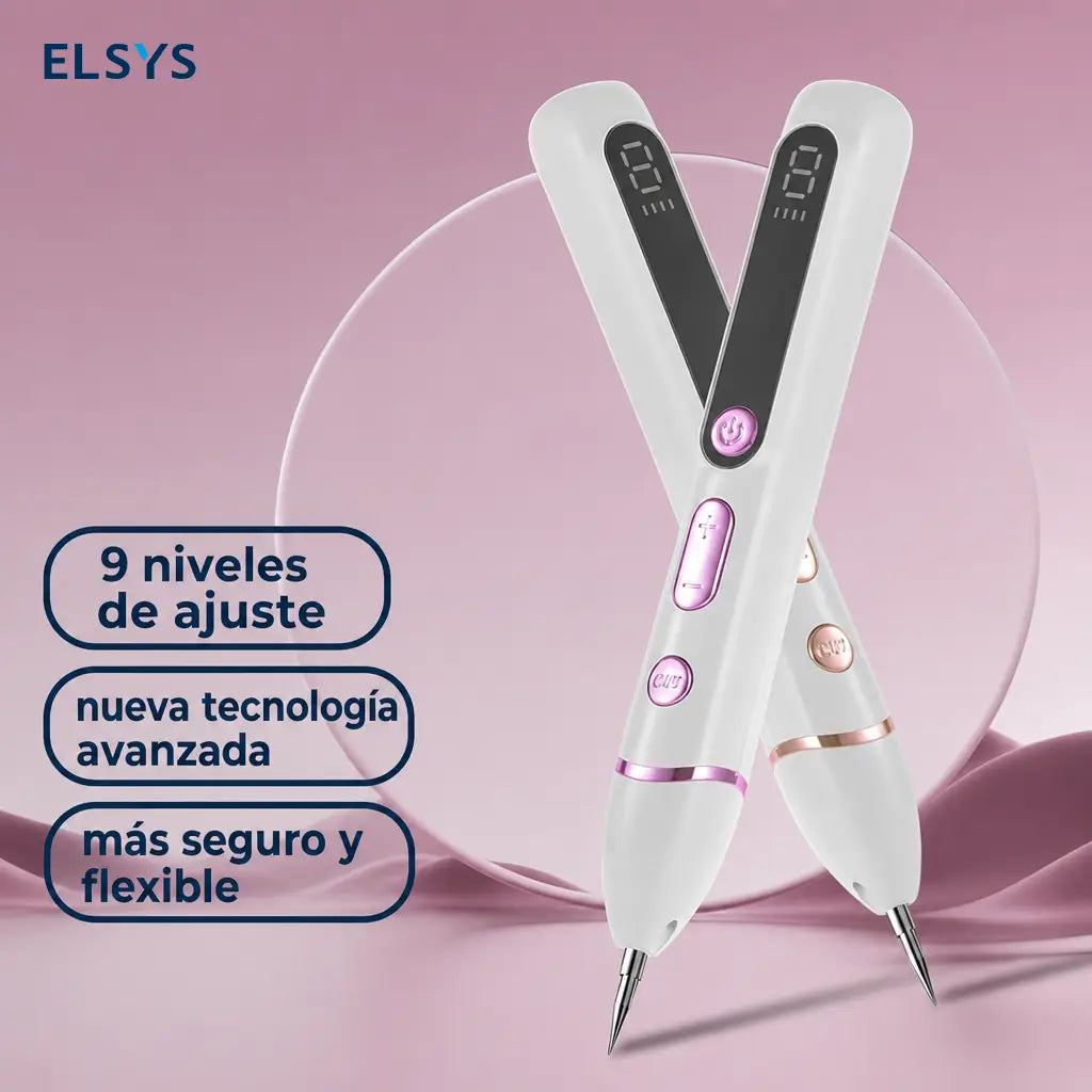 Pluma facial LCD recargable USB con 9 niveles de ajuste para rutina de skincare en casa y retoques de precisión diarios