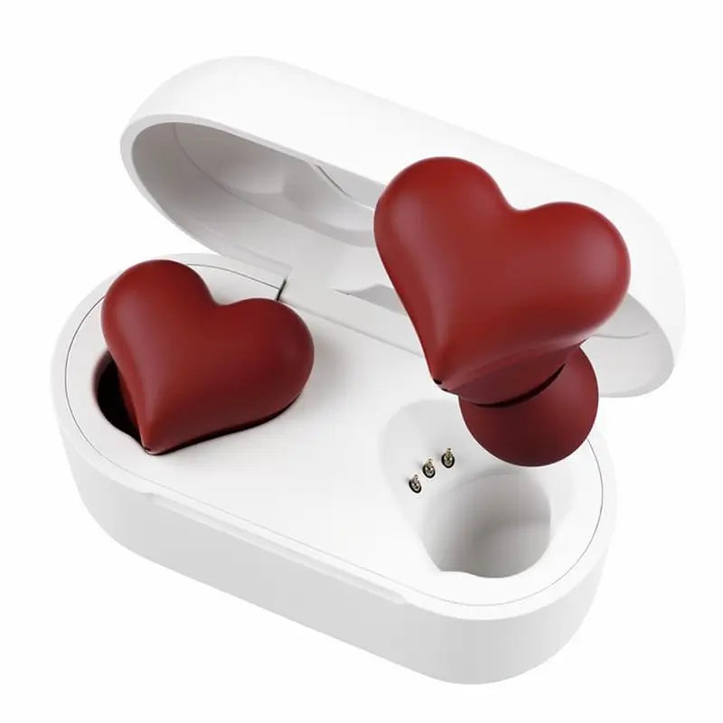Audífonos Gamer In-Ear de Corazón, Inalámbricos con Cancelación de Ruido, Control Táctil LED, Bluetooth 5.3 e Impermeabilidad IPX4