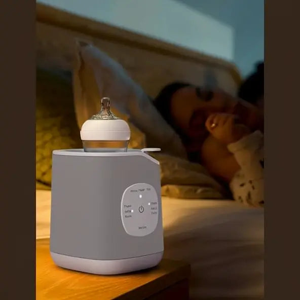 Calentador de Biberones Eléctrico para Leche Materna y Fórmula, Control de Temperatura Preciso, Función de Descongelado, Esterilizado y Calentador de Alimentos para Bebé