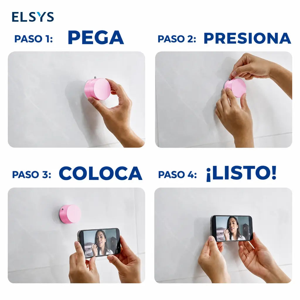 Soporte para celular de auto compatible con fundas gruesas, brazo extensible y gancho metálico para ventilación, tablero o parabrisas