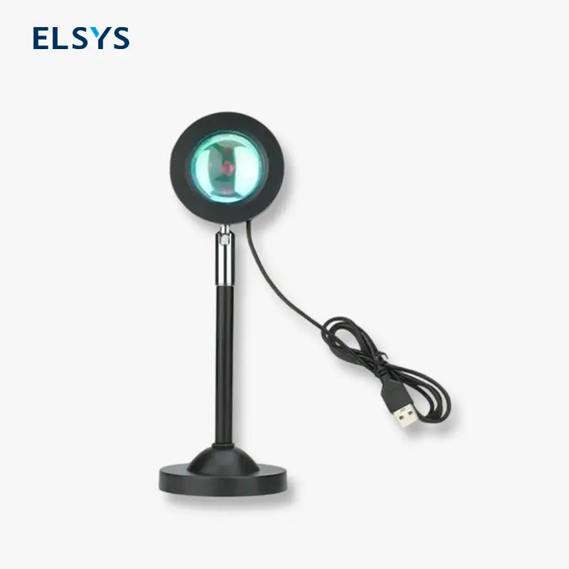 Lámpara Proyectora de Atardecer con Control Remoto RGB, Luz Ambiental Ajustable 180°, 4 Modos de Iluminación para Recámara, Sala de Juegos, Fotografía y Decoración de Interiores, Regalo de Navidad