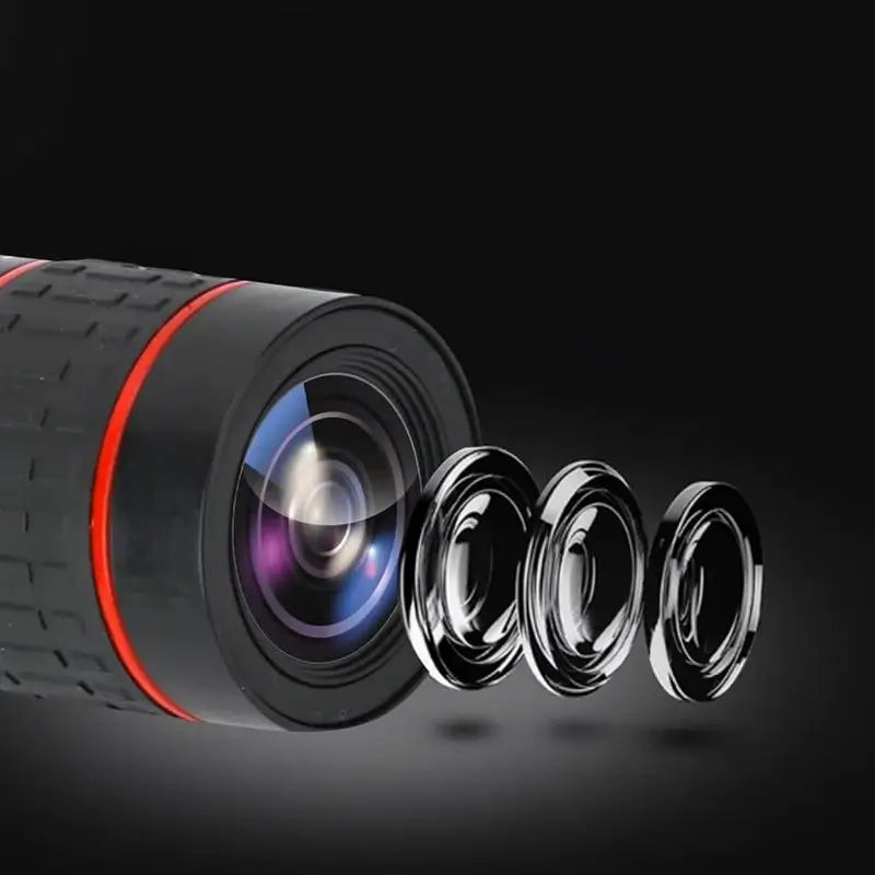Lente Telescópico Profesional para Celular, Zoom Óptico HD 28X-36X con Adaptador Universal. Ideal para Conciertos, Estadios y Paisajes.