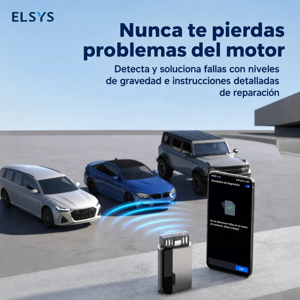 Escáner OBD2 Bluetooth CarPal con diagnóstico de todos los sistemas y 6 reinicios para revisar tu auto desde el celular fácilmente