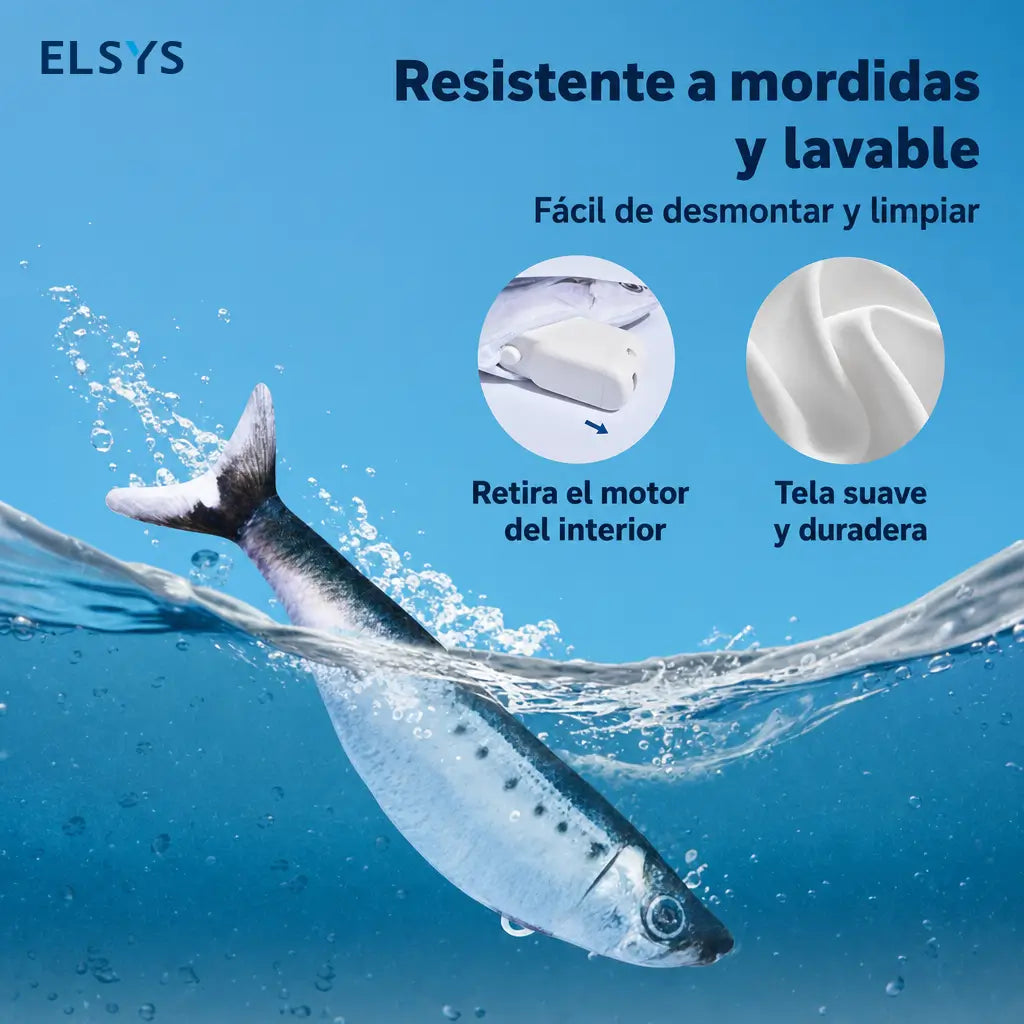Set de 3 peces interactivos para gato con sensor de movimiento, catnip y carga USB para juego activo diario sin aburrimiento