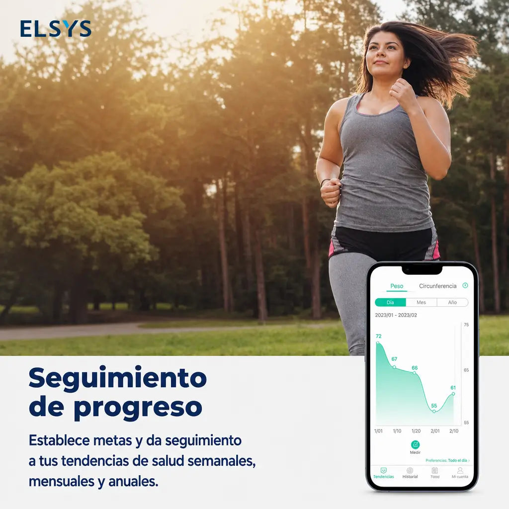 Báscula inteligente de composición corporal con Bluetooth y 13 métricas para controlar peso, grasa y progreso fitness desde tu celular