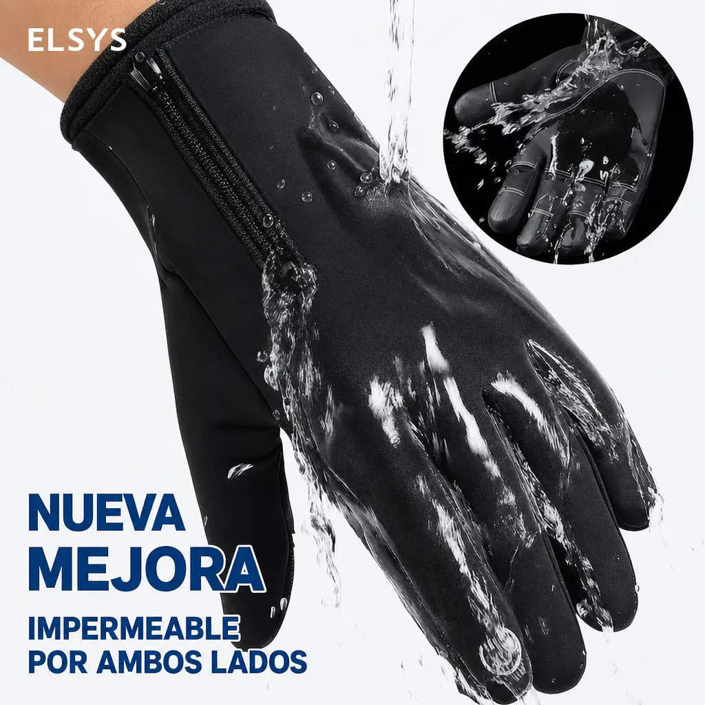 Guantes térmicos USB impermeables con 3 niveles de calor y pantalla táctil para pesca, moto y trabajo al aire libre en invierno