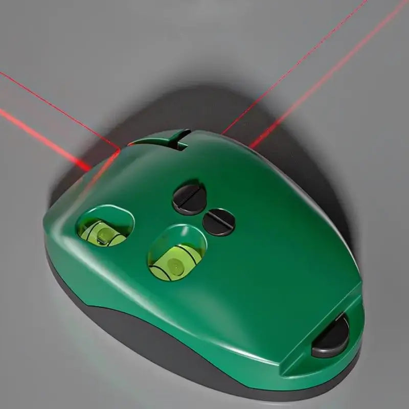 Nivel Láser Electrónico de 90 Grados, Escala de Luz Roja y Verde, Autonivelante de Líneas Paralelas, Portátil para Construcción