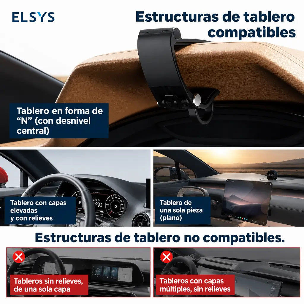 Soporte magnético para celular con rotación 360° para el auto, manos libres y navegación
