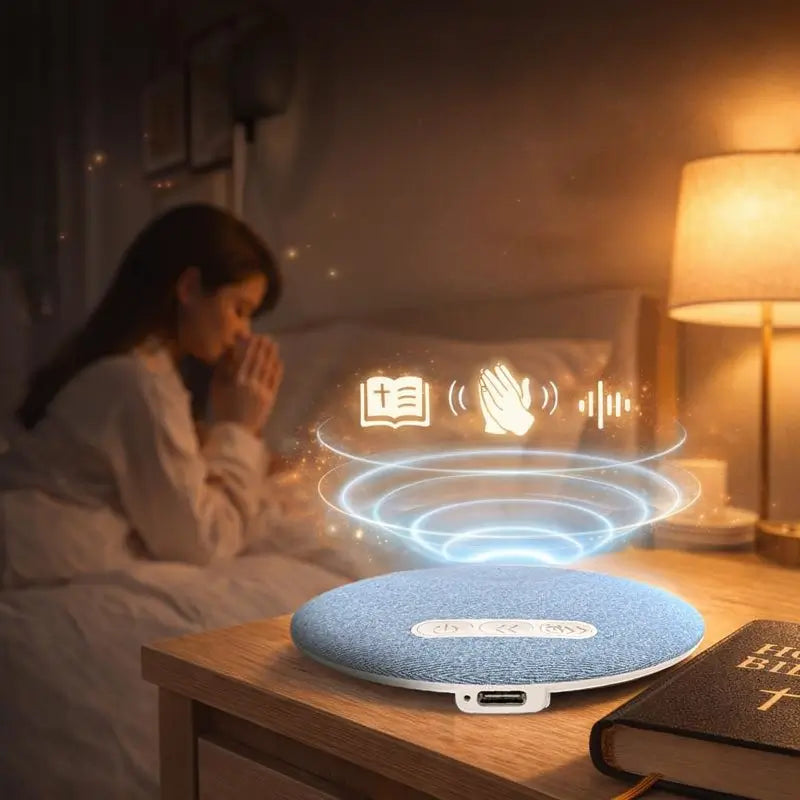 Bocina para Almohada Ultra Delgada con Bluetooth 6.0, Ruido Blanco 3D y Sonido Inmersivo Suave, Altavoz de Sueño para Música y Audiolibros, Sin Audífonos, Compatible con Android e iOS