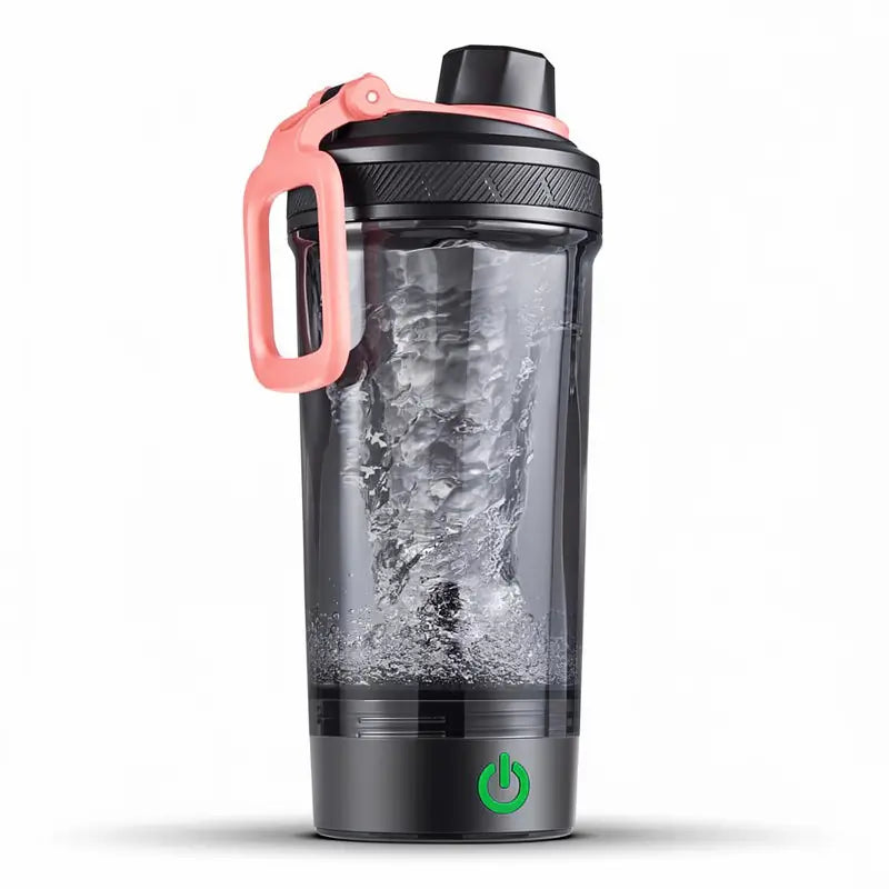 Botella Mezcladora Eléctrica para Proteína - Vaso Mezclador Inteligente, Diseño Antiderrames, Vaso Recargable USB para Batidos y Sustitutos de Comida, Tritan Sin BPA, 710ml