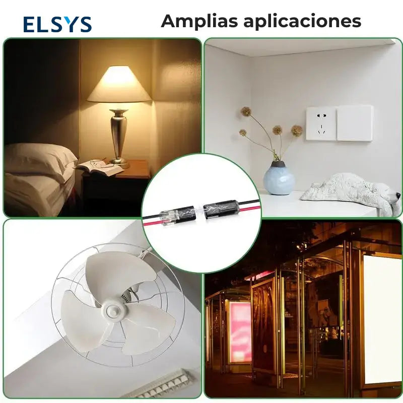 Conectores rápidos LED de 2 pines, 20 piezas sin herramientas con bloqueo seguro para tiras de luz LED y cableado automotriz DIY
