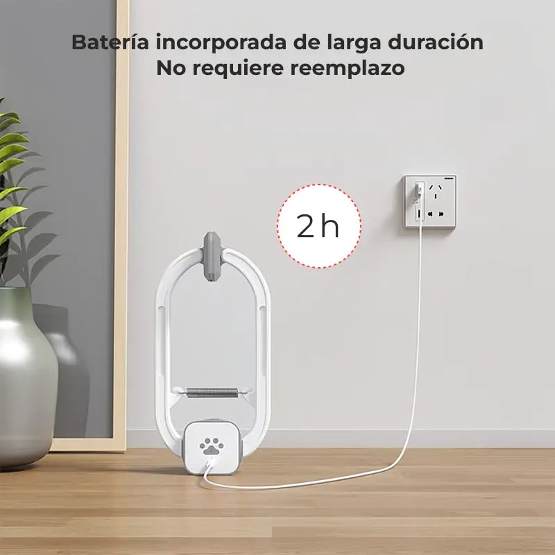 Juguete Eléctrico Interactivo para Gato con Clip para Puerta, Recargable, 2 Modos de Juego (Rotación 360° y Salto Aleatorio), Estimulación Física y Mental, Accesorios para Mascotas