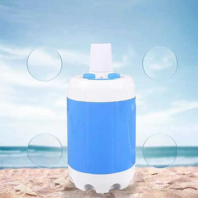 Regadera Eléctrica Portátil Recargable, Cabezal de Ducha para Exterior, Camping y Lavado de Autos