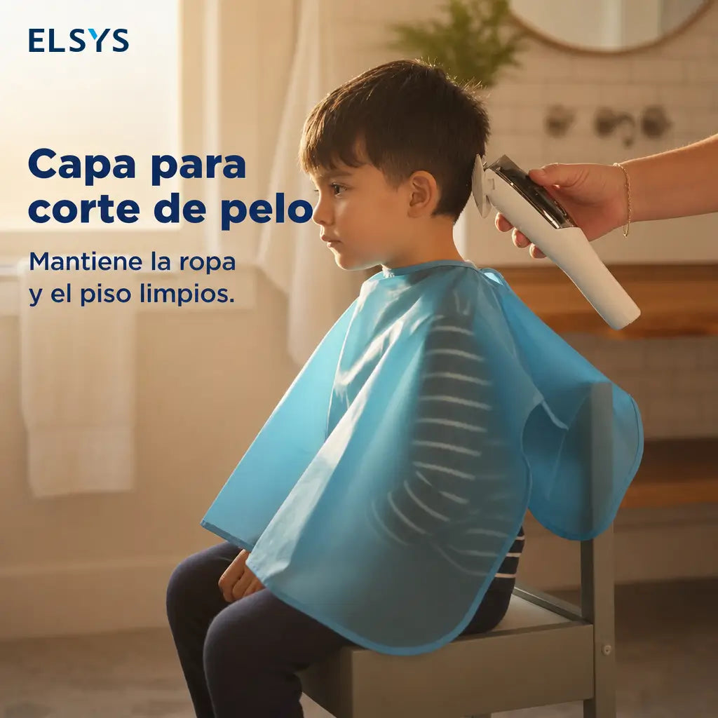 Cortadora de cabello para bebé con succión silenciosa, cuchillas cerámicas y peines ajustables para cortes seguros en casa prácticos