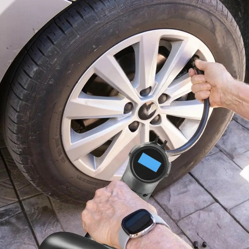Inflador de Llantas Inalámbrico para Auto y Compresor de Aire Portátil - Fácil de Usar
