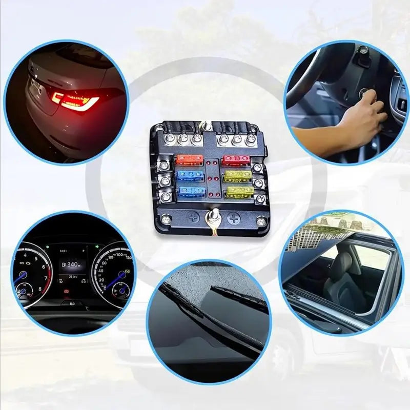 Kit de Surtido de 300 Fusibles para Automóvil, 150 Mini Fusibles + 150 Estándar con Extractor – Repuesto para Camioneta, Bote y RV (2A 3A 5A 7.5A 10A 15A 20A 25A 30A 35A 40A)
