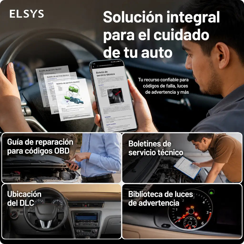Escáner OBD2 Bluetooth CarPal con diagnóstico de todos los sistemas y 6 reinicios para revisar tu auto desde el celular fácilmente