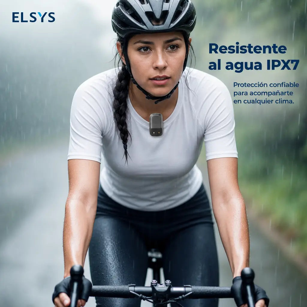 Bocina Bluetooth portátil con clip resistente al agua IPX7 y 30 h de batería para correr, viajar y actividades al aire libre
