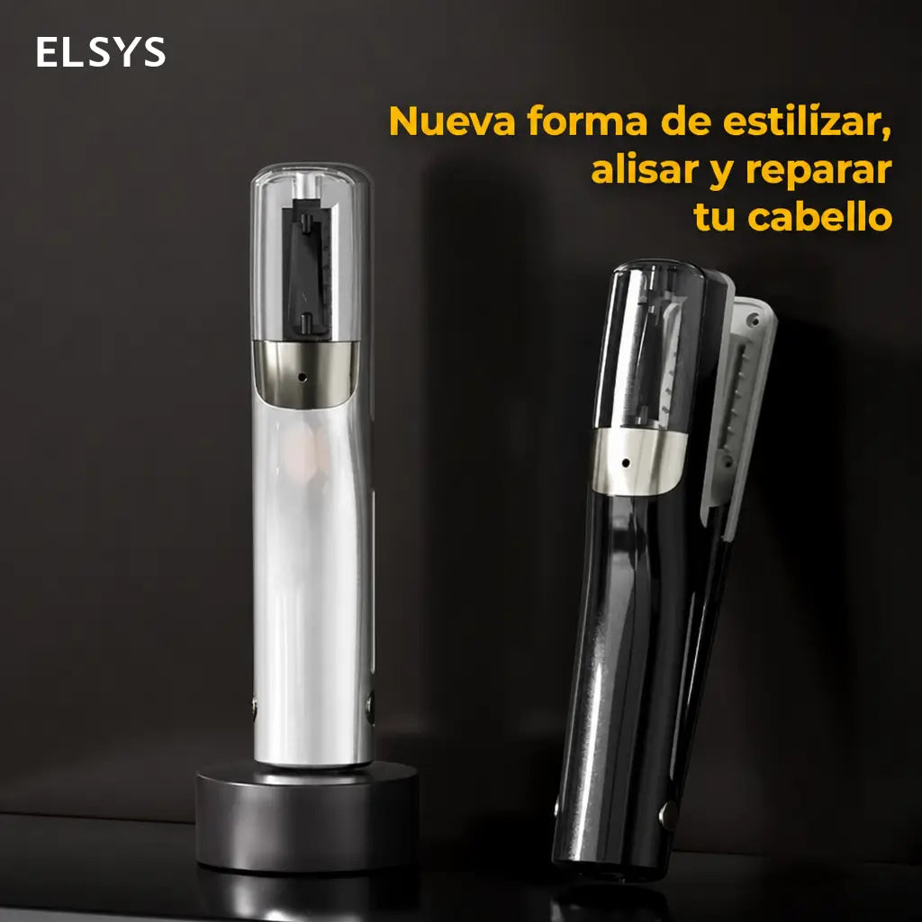 Recortadora de cabello recargable por USB, inalámbrica y ligera, con diseño en C para cortes precisos en casa o salón profesional