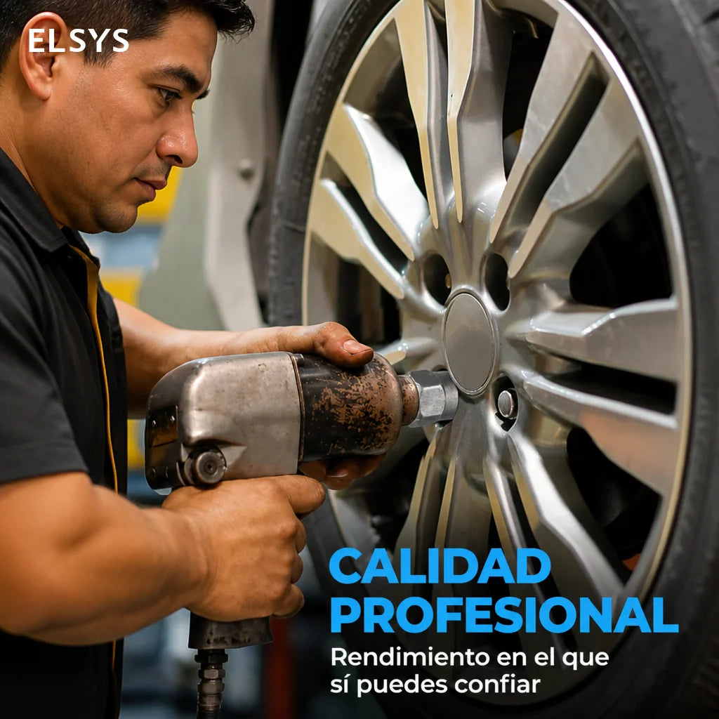 Juego extractor de birlos y tuercas dañadas 14 piezas, acero Cr-Mo, para taller mecánico y reparaciones de auto con estuche