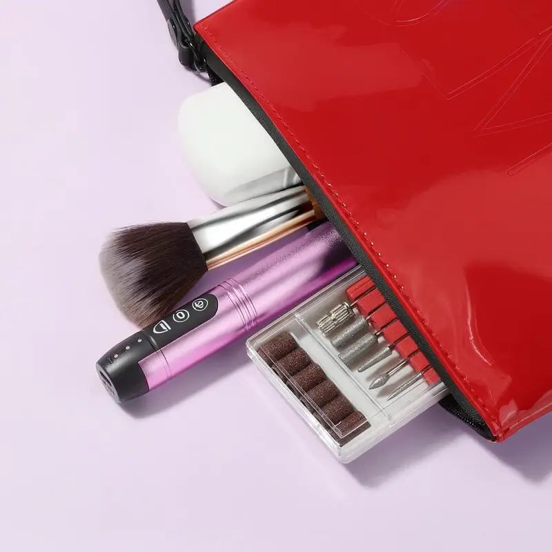 Pulidor de Uñas Eléctrico Inalámbrico Profesional: Kit de Pedicura Portátil, Lima Eléctrica para Pies, Lámpara UV LED y Accesorios de Cuidado para Cutículas y Uñas