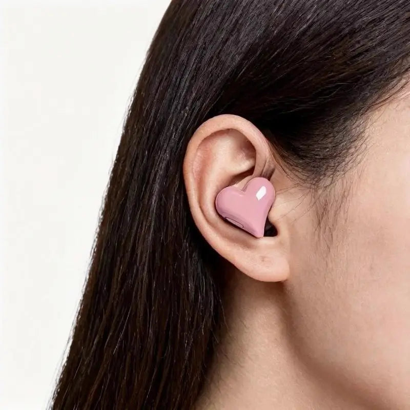 Audífonos Gamer In-Ear de Corazón, Inalámbricos con Cancelación de Ruido, Control Táctil LED, Bluetooth 5.3 e Impermeabilidad IPX4