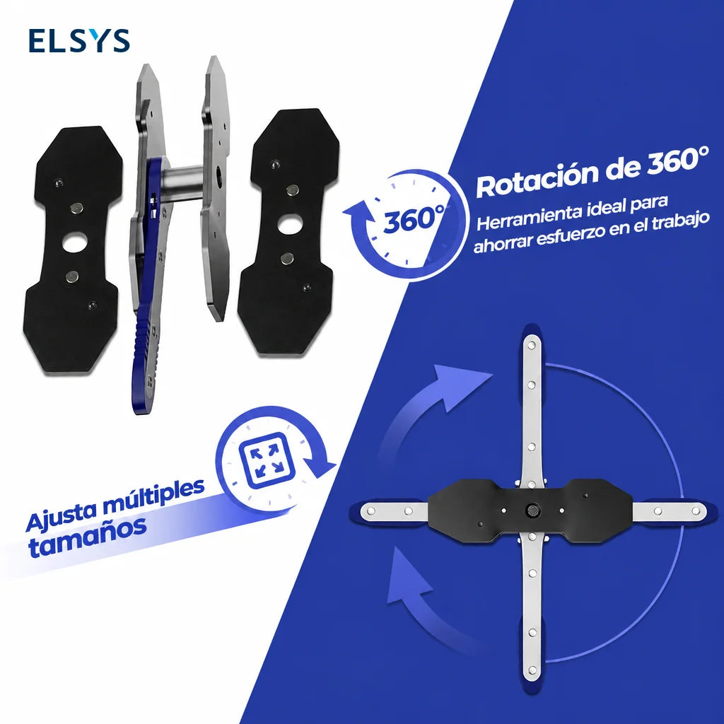 Prensa para pistones de cáliper con matraca de 360°