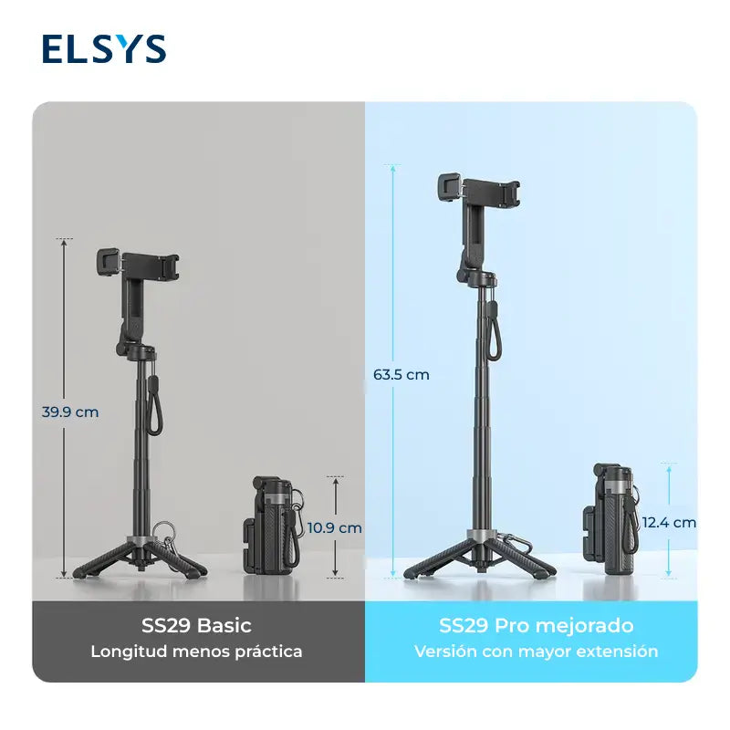 Mini selfie stick 4 en 1 con tripié Bluetooth, giro 360° y control remoto para selfies, vlogs, videollamadas y fotos en cualquier lugar