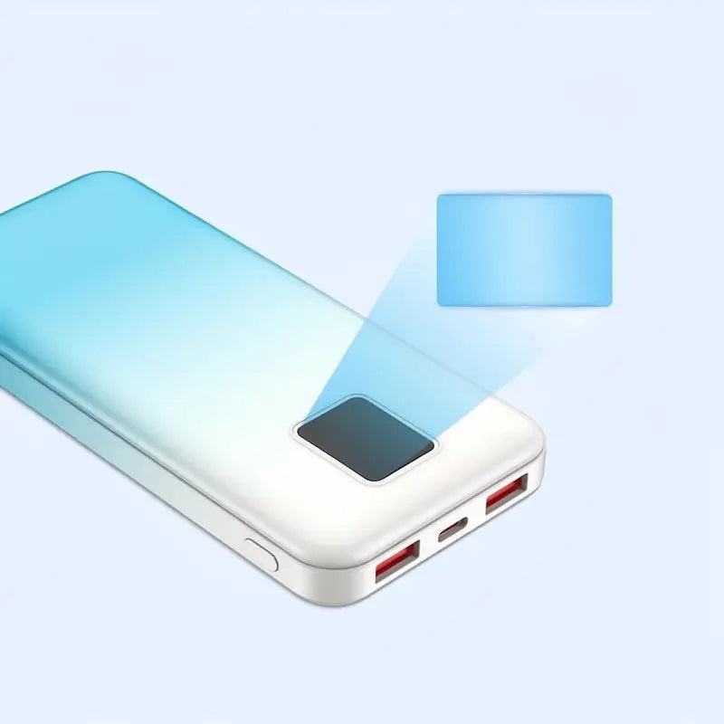 Paquete de 2 Baterías Portátiles de 10000mAh, Carga Rápida de 22.5W, Power Bank con Pantalla Digital para Celular y Tableta, Regalo Ideal