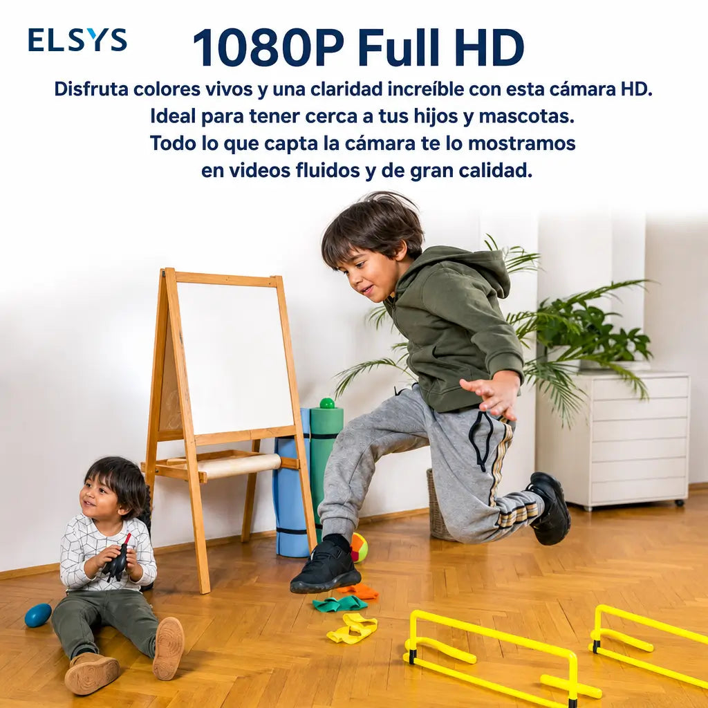 Cámara de seguridad WiFi mini con visión nocturna infrarroja para monitorear casa, bebés, mascotas y cochera desde el celular en tiempo real
