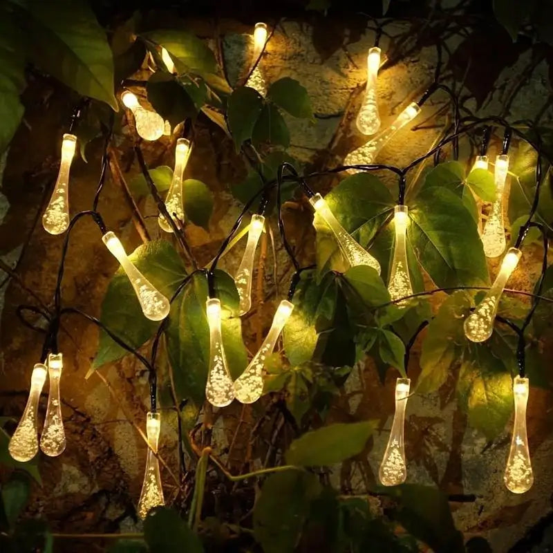 Serie de Luces LED Solares para Exterior de 3m con 20 LEDs, Impermeable IP65, 8 Modos de Iluminación para Jardín y Terraza (Color Surtido)