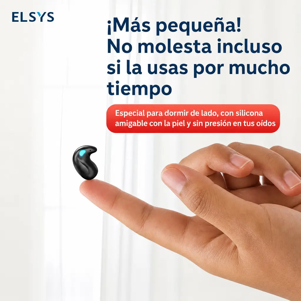 Audífonos Bluetooth 5.3 inalámbricos compactos con micrófono y aislamiento de ruido para llamadas, ejercicio y home office en celular y computadora