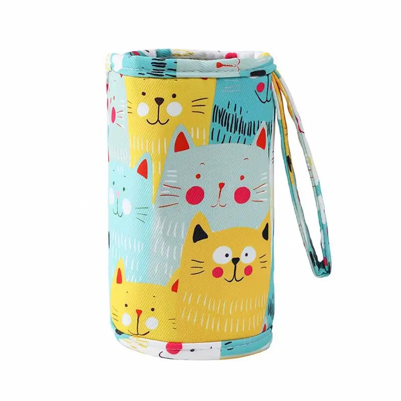 Calentador de Biberones Portátil para Bebé - Rápido, Seguro y con Diseño de Gatito | ¡Básico para Papás!