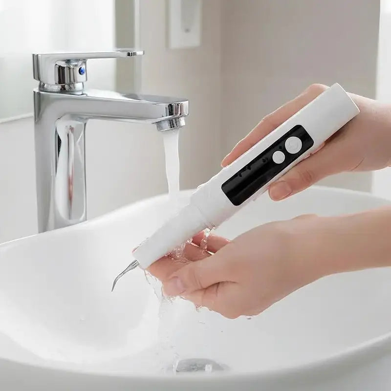 Limpiador Dental Eléctrico y Eliminador de Sarro Profesional - Quita Manchas y Placa en Casa para Prevenir Caries y Mal Aliento