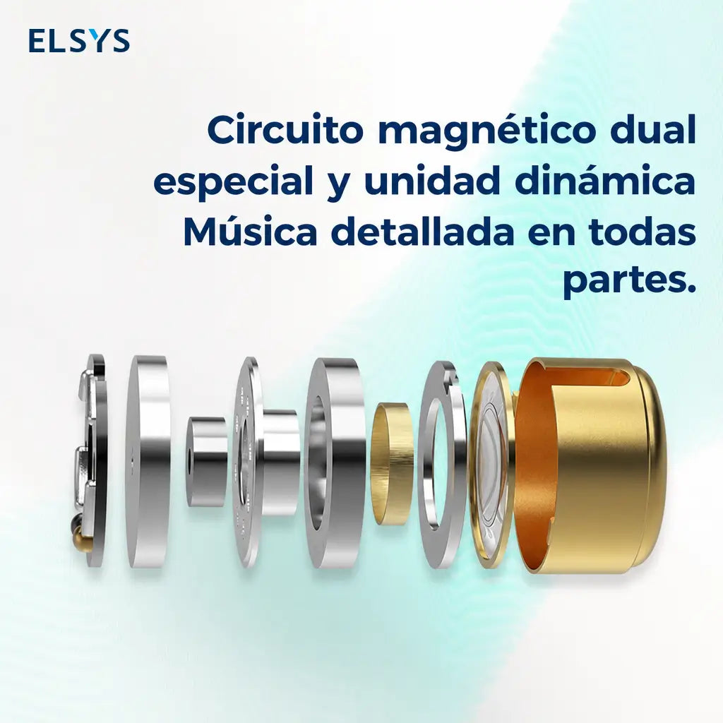 Audífonos in ear EDX Pro con micrófono, cable desmontable y sonido Hi-Fi para gaming, música y llamadas en celular, PC y consola