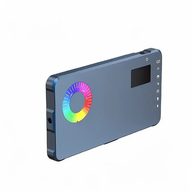 Lámpara de Fotografía Recargable USB, Luz RGB con Cambio de Color, Iluminación Portátil para Cámara, Luz para Selfie de Viaje, Ideal para Streaming y Vlogs, Accesorios para Cámara
