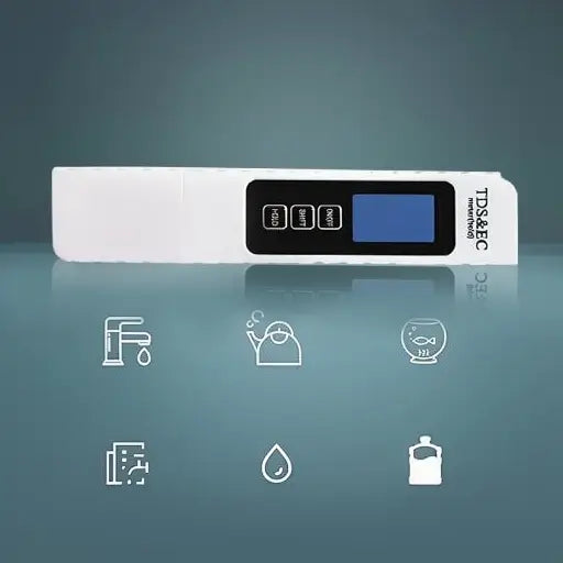 Medidor Digital de Calidad de Agua 4 en 1 - Probador de TDS, EC y Temperatura | Rango 0-9990 ppm | Ideal para Agua Potable, Ósmosis Inversa, Acuarios y Albercas