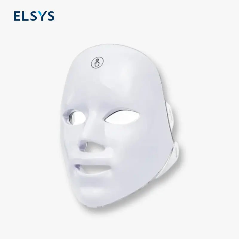 Máscara de Terapia de Luz Roja, LED de 7 Colores para Fotorejuvenecimiento, Cuidado Facial Diario, Carga Inalámbrica, Regalo Ideal para Mujer, Cuidado de la Piel para Otoño e Invierno