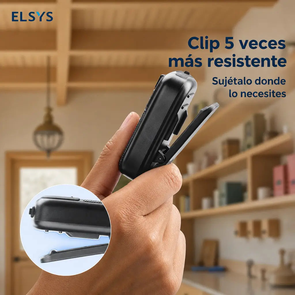 Bocina Bluetooth portátil con clip resistente al agua IPX7 y 30 h de batería para correr, viajar y actividades al aire libre