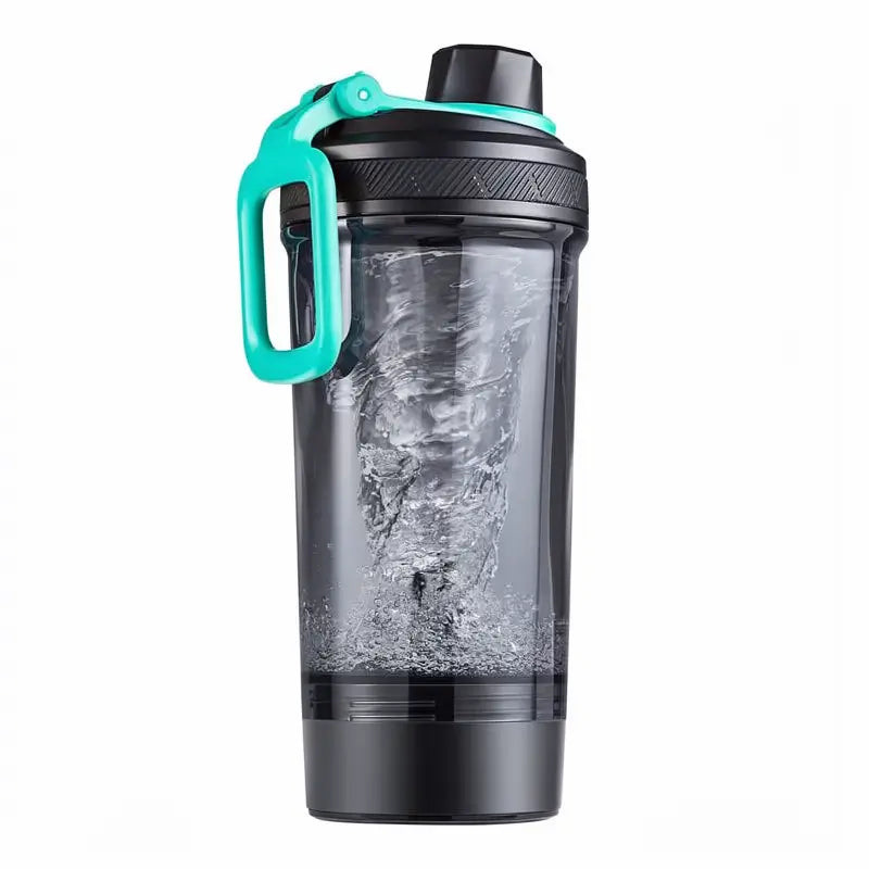 Botella Mezcladora Eléctrica para Proteína - Vaso Mezclador Inteligente, Diseño Antiderrames, Vaso Recargable USB para Batidos y Sustitutos de Comida, Tritan Sin BPA, 710ml