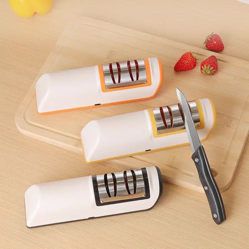 Afilador de Cuchillos Eléctrico Recargable USB, Ángulo Ajustable para Afilado y Pulido de Herramientas de Cocina