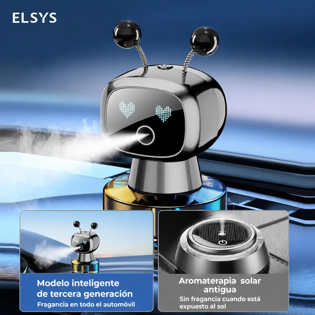 Difusor aromatizante inteligente para auto con sensor IA, spray USB recargable y fragancia cologne para casa y viajes de uso diario
