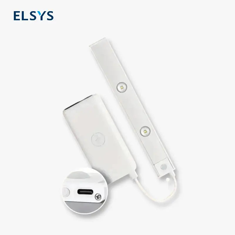 Lámpara con Sensor de Movimiento, Luz LED Recargable USB, Iluminación Inalámbrica para Cocina, Gabinetes y Clóset