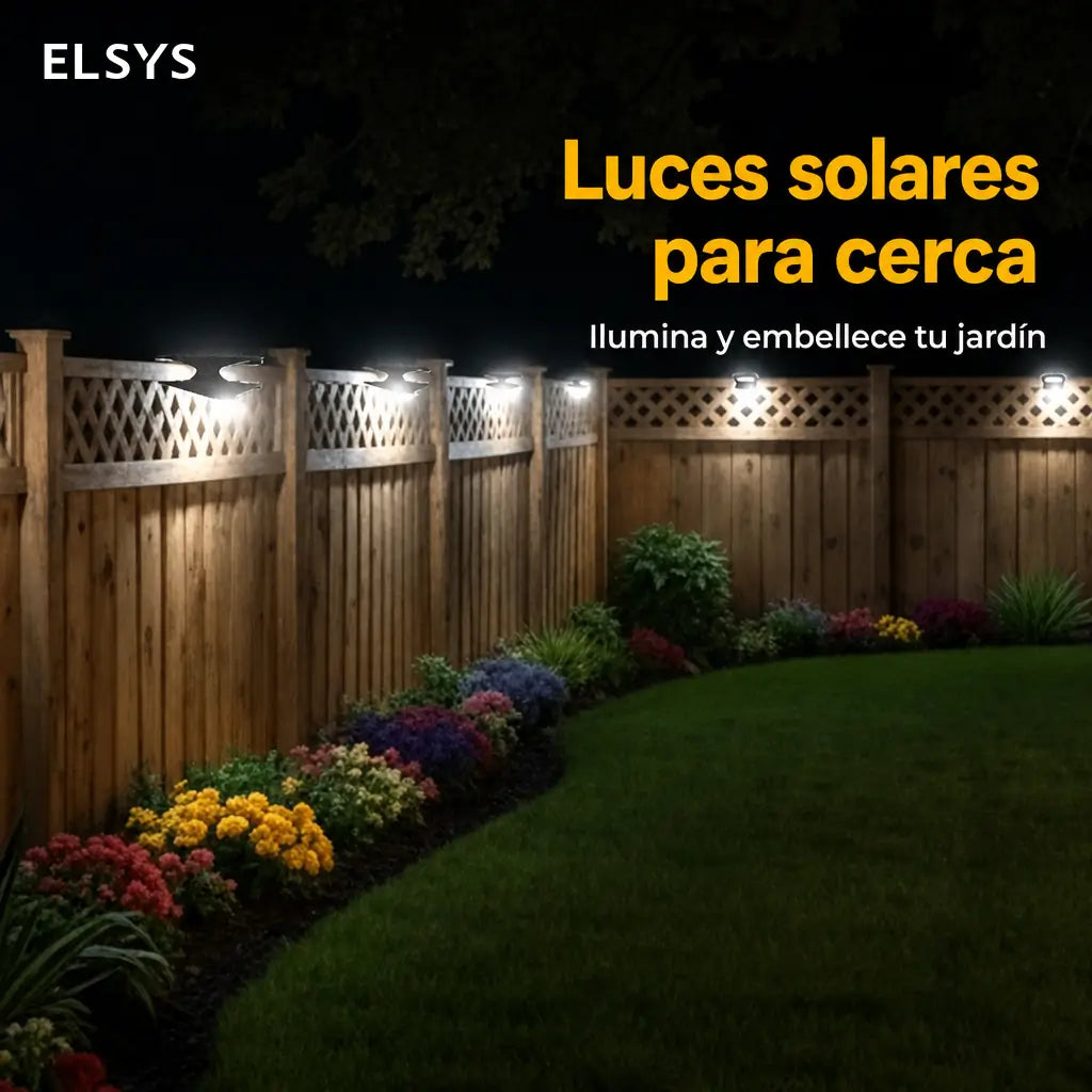 Lámpara solar exterior con sensor de movimiento, 600 lm, carga USB-C y clip ajustable para patio, jardín, reja o cochera en casa