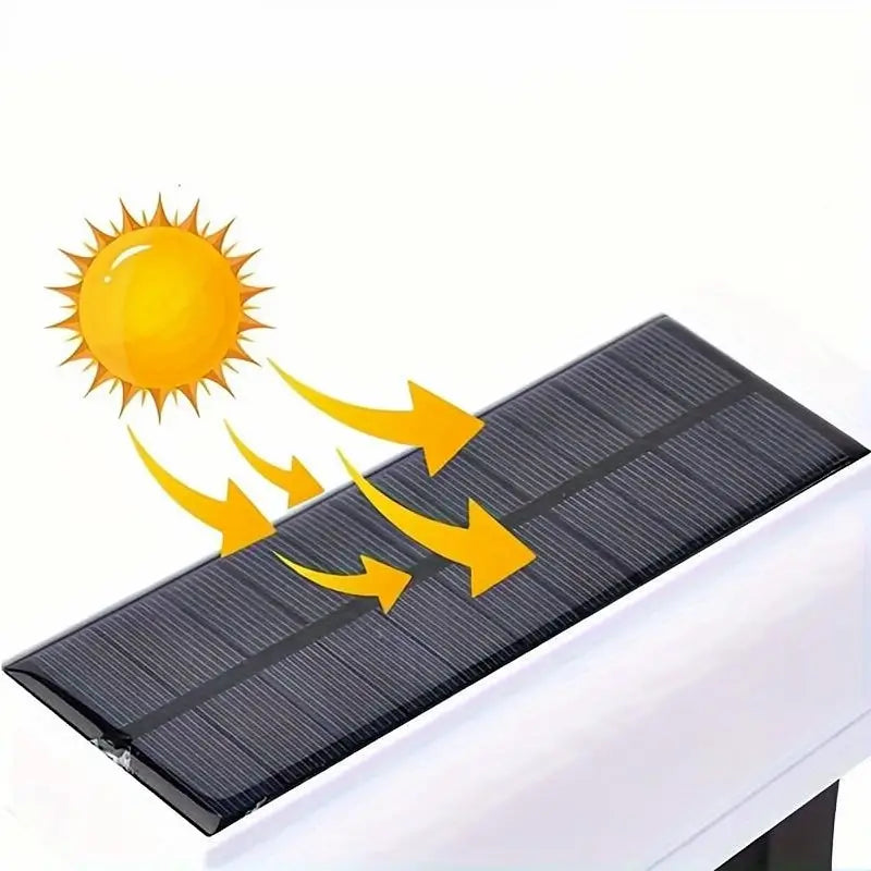 Lámpara Solar de Seguridad Tipo Cámara de Vigilancia 800LM con Sensor de Movimiento | Impermeable para Exterior