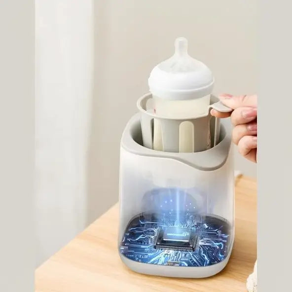 Calentador de Biberones Eléctrico para Leche Materna y Fórmula, Control de Temperatura Preciso, Función de Descongelado, Esterilizado y Calentador de Alimentos para Bebé