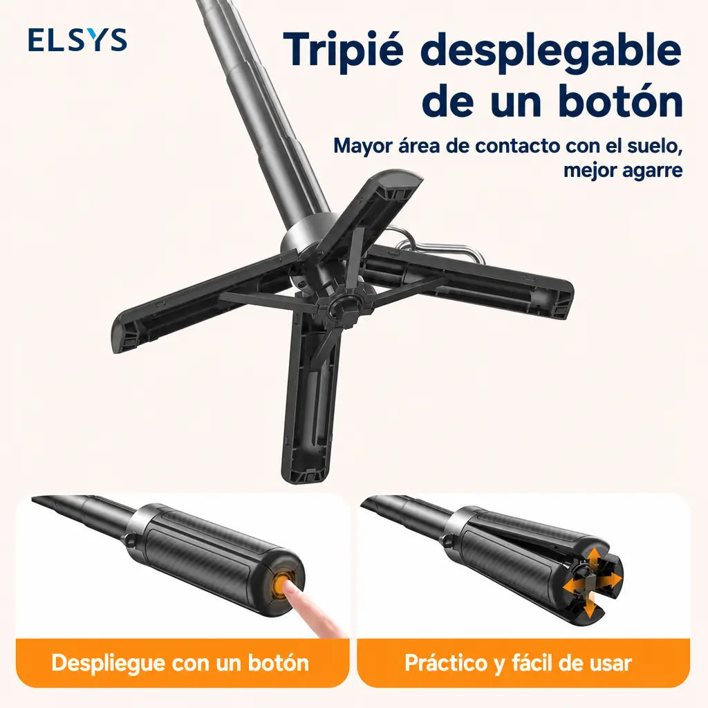 Bastón selfie magnético 4 en 1 con control Bluetooth, trípode estable y rotación 360° para fotos con celular en viajes grupales