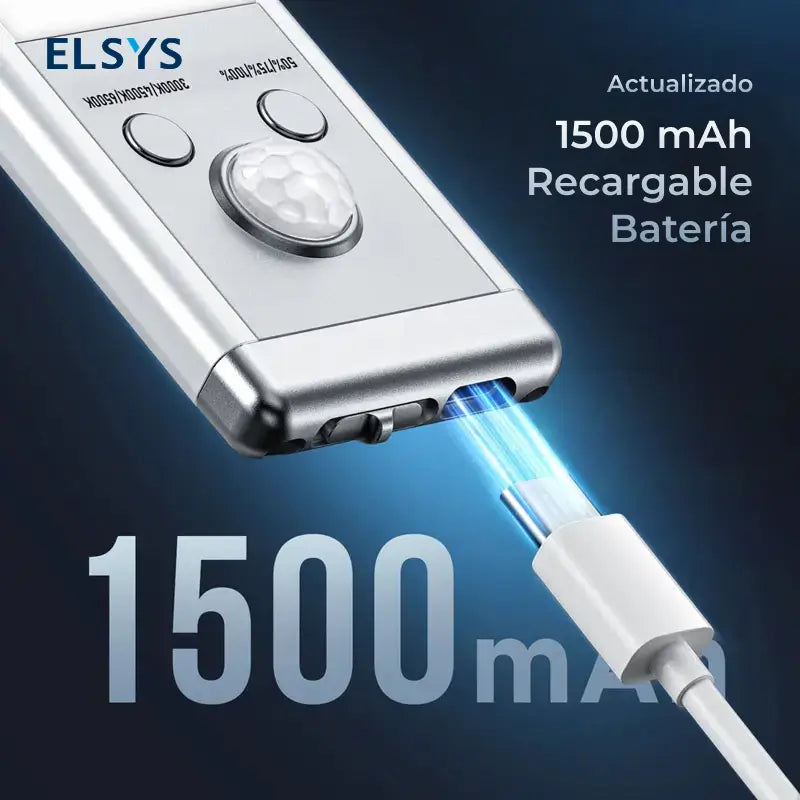 Luces LED magnéticas bajo gabinete con sensor de movimiento, brillo regulable y batería recargable para cocina, clóset, alacena y hogar moderno