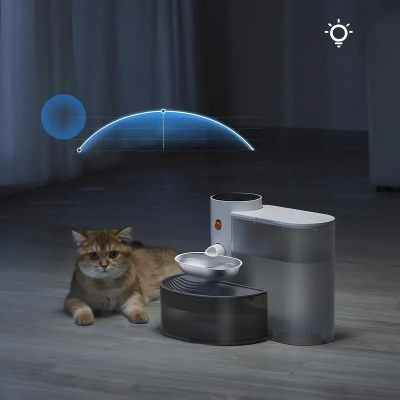 Fuente de Agua Inteligente para Mascotas, Bebedero Automático de Acero Inoxidable para Perros y Gatos, Accesorios de Hidratación